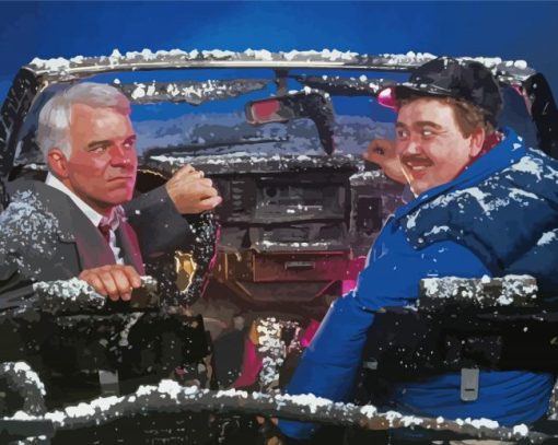 Planes Train And Auto Del Griffith And State Trooper Diamond Paintings