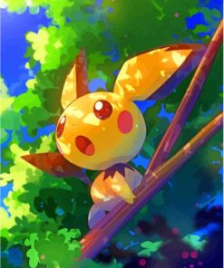 Pokemon Pichu Pikachu Diamond Paintings
