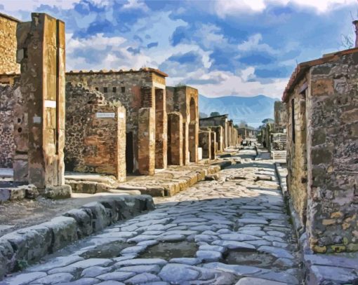 Pompeii Roman City Diamond Paintings