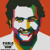 Pop Art Narcos Pablo Escobar Diamond Paintings