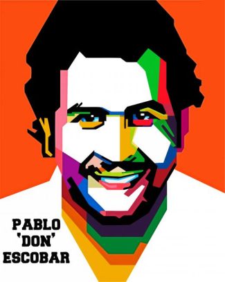 Pop Art Narcos Pablo Escobar Diamond Paintings