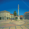 Portugal Setubal Praca Do Bocage Diamond Paintings