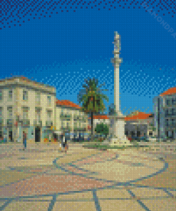 Portugal Setubal Praca Do Bocage Diamond Paintings