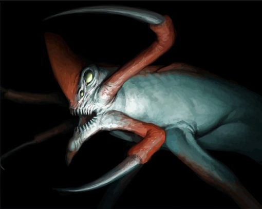 Reaper Leviathan Creature Art Diamond Paintings