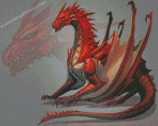 Red Dragon Art Diamond Paintings