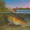 Red Drum Diamond Paintings