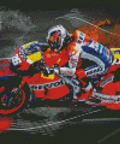 Repsol Honda Motorcyce Driver Diamond Paintings