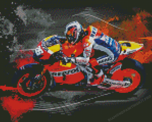 Repsol Honda Motorcyce Driver Diamond Paintings