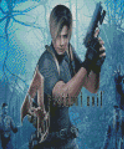 Resident Evil 4 Video Game Diamond Paintings