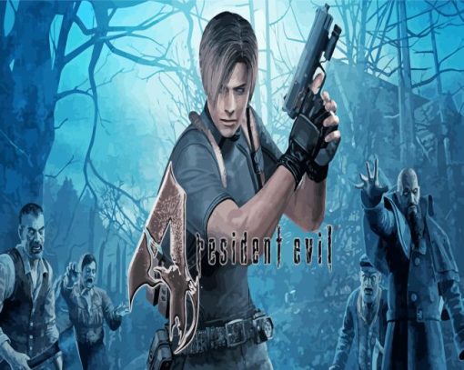 Resident Evil 4 Video Game Diamond Paintings