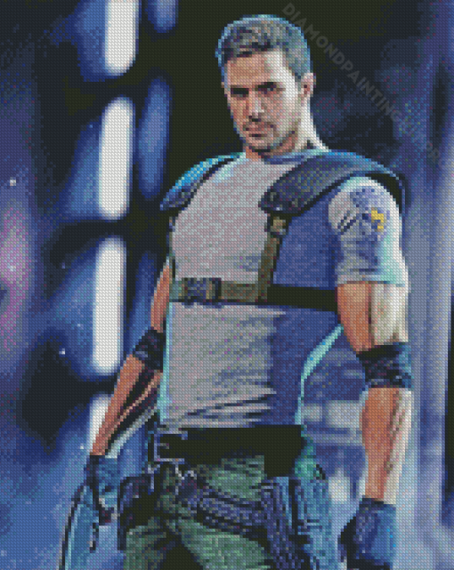 Resident Evil Chris Redfield Diamond Paintings