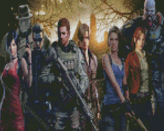 Resident Evil Game Diamond Paintings
