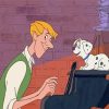 Roger And Puppu From 101 Dalmatians Diamond Paintings