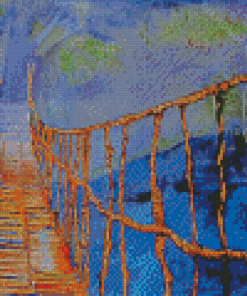 Rope Bridge Art Diamond Paintings