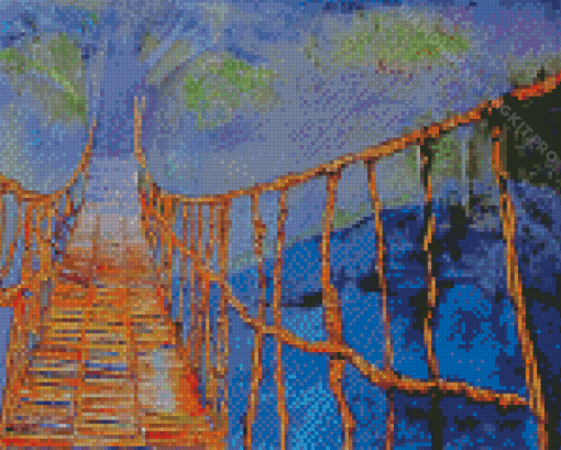 Rope Bridge Art Diamond Paintings