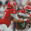 Rutgers Scarlet Knights Football Sport Players Diamond Paintings