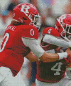 Rutgers Scarlet Knights Football Sport Players Diamond Paintings