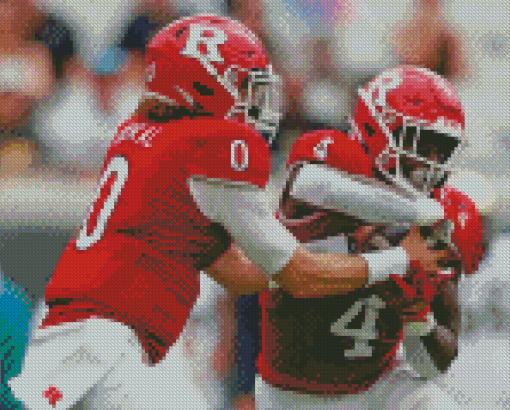 Rutgers Scarlet Knights Football Sport Players Diamond Paintings