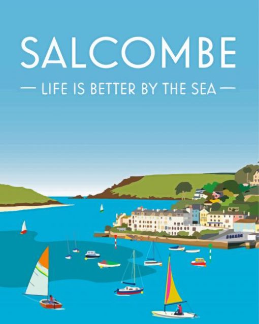 Salcombe Poster Diamond Paintings