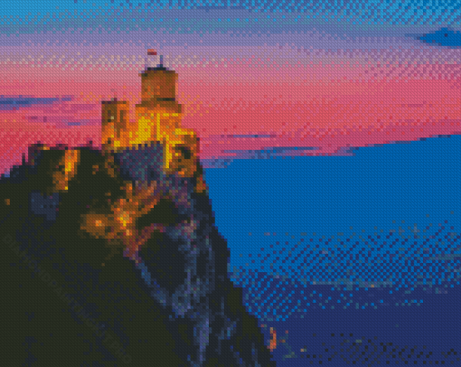 San Marino Sunset Diamond Paintings