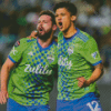 Seattle Sounders FC Soccer Players Diamond Paintings