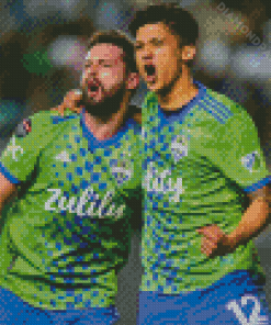 Seattle Sounders FC Soccer Players Diamond Paintings