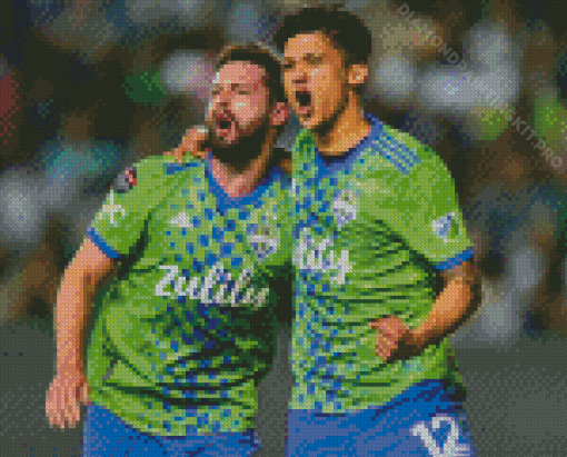 Seattle Sounders FC Soccer Players Diamond Paintings