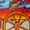 Ship Wheel Art Diamond Paintings