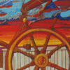 Ship Wheel Art Diamond Paintings