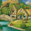 Snow White Cottage Diamond Paintings