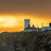 South Wales Coast UK At Sunset Diamond Paintings