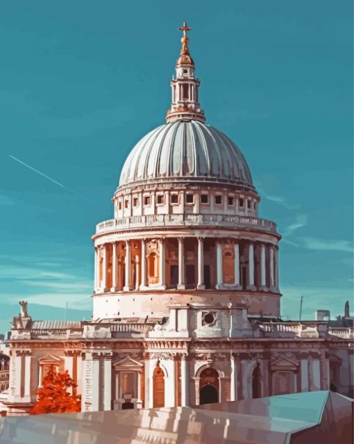 St Pauls Cathedral In London Diamond Paintings