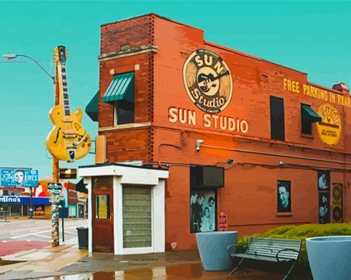 Sun Studio In Memphis Building Diamond Paintings