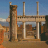 Temple Ruins In Pompeii Diamond Paintings