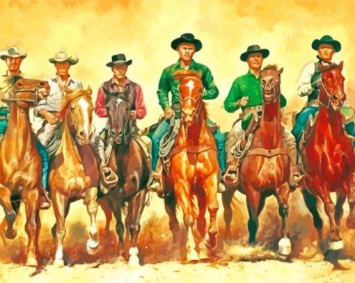 The Magnificent Seven Art Diamond Paintings