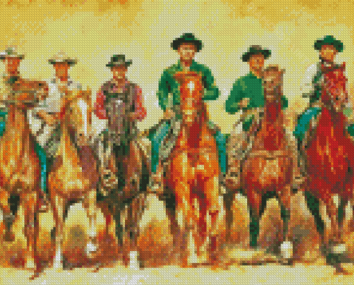 The Magnificent Seven Art Diamond Paintings