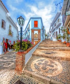 The White Village Frigiliana Spain Diamond Paintings