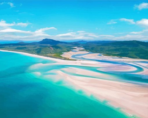 The Whitsundays Beach Diamond Paintings