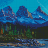 Three Sisters Mountains Diamond Paintings