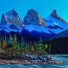 Three Sisters Mountains Diamond Paintings