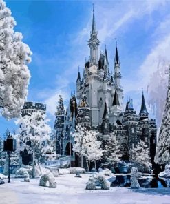 Tokyo Disney Winter Snow Diamond Paintings