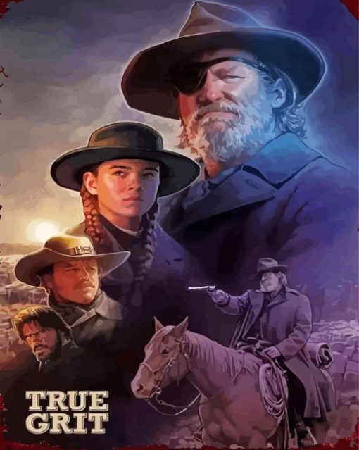 True Grit Film Poster Diamond Paintings