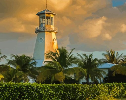 Varadero Lighthouse Diamond Paintings