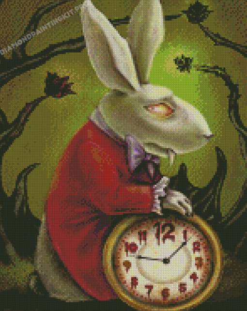 Wonderland Clock Diamond Paintings