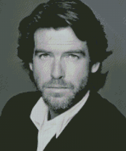 Young Actor Pierce Brosnan Diamond Paintings