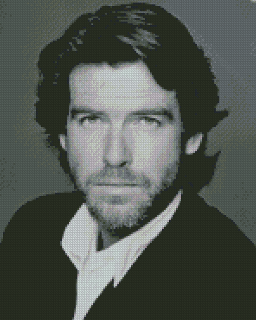 Young Actor Pierce Brosnan Diamond Paintings