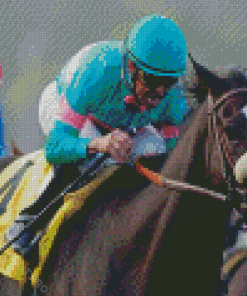Zenyatta Horse Racing Diamond Paintings