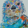 Abstract Otter Diamond Paintings