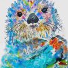 Abstract Otter Diamond Paintings