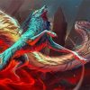Aesthetic Dragon Wolf Diamond Paintings